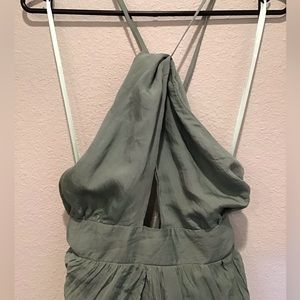 Sea foam green Hello Molly halter dress